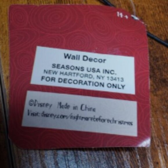 The Nightmare Before Christmas Jack Skellington Seriously Spooky Wall Hanging - Picture 5 of 10